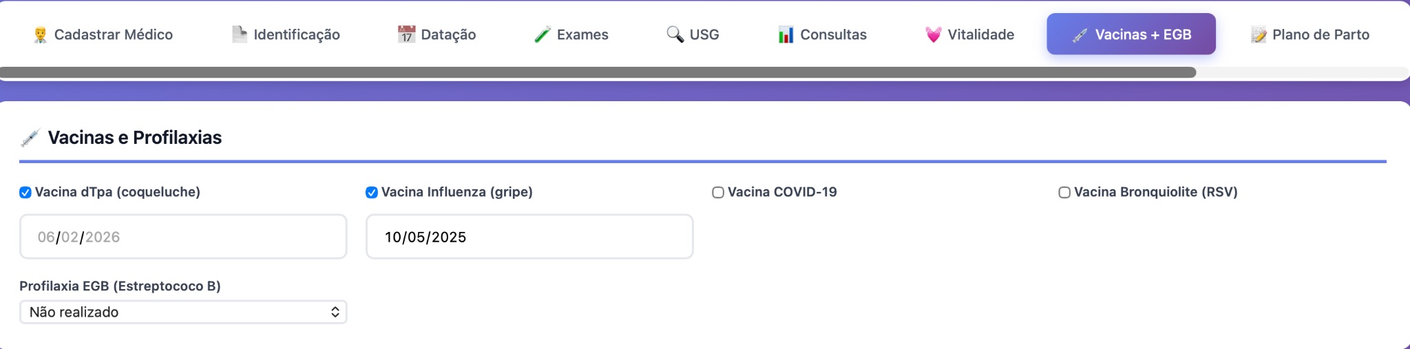 Vacinas e Profilaxias
